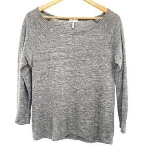 Joie Women’s Linen Silk Grey Knit Top